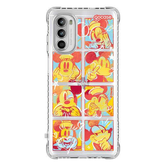 Capinha para celular  Mickey e Minnie Sketch Coloridos