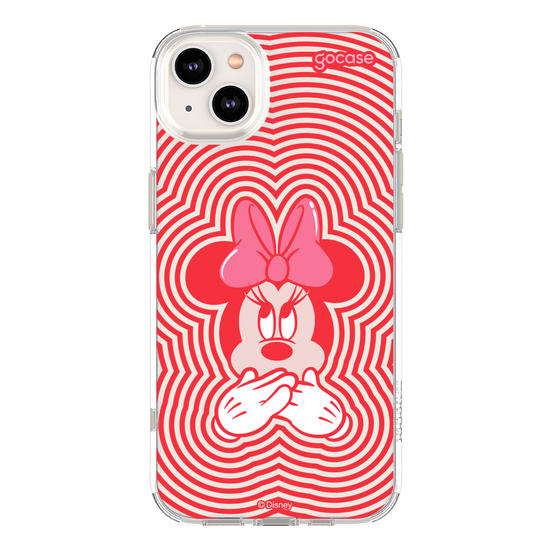 Capinha para celular Mickey e Amigos - Minnie "I Love Pink!"