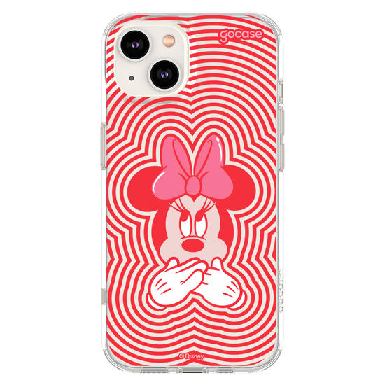 Capinha para celular Mickey e Amigos - Minnie "I Love Pink!"