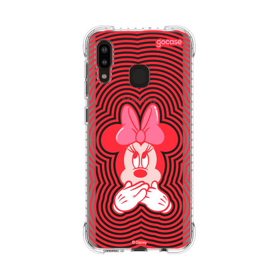 Capinha para celular Mickey e Amigos - Minnie "I Love Pink!"