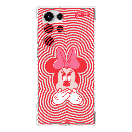 Capinha para celular Mickey e Amigos - Minnie "I Love Pink!"