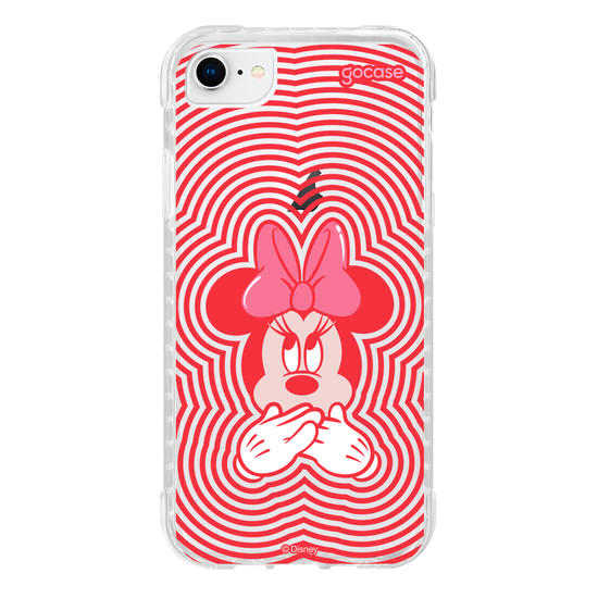Capinha para celular Mickey e Amigos - Minnie "I Love Pink!"