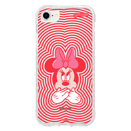 Capinha para celular Mickey e Amigos - Minnie "I Love Pink!"