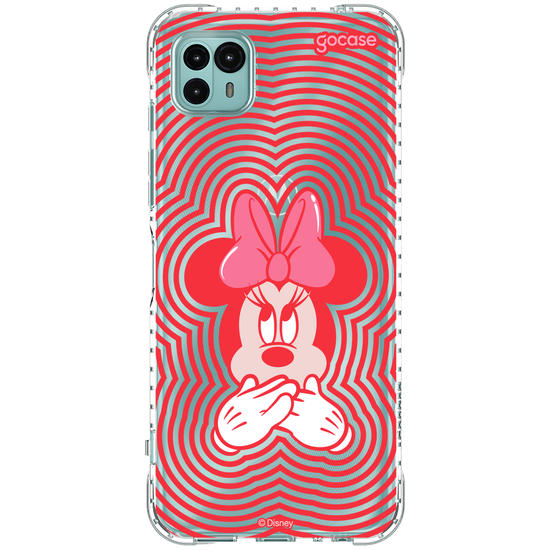 Capinha para celular Mickey e Amigos - Minnie "I Love Pink!"