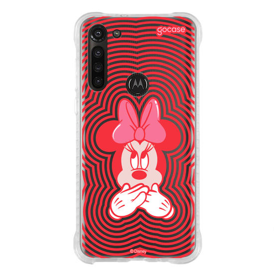 Capinha para celular Mickey e Amigos - Minnie "I Love Pink!"