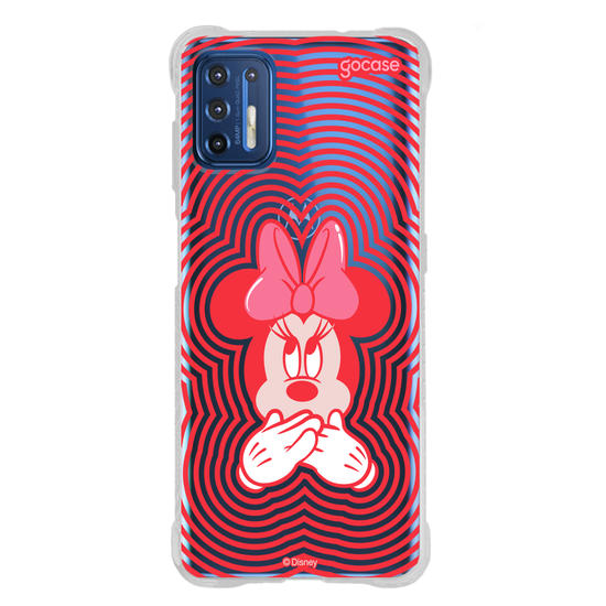 Capinha para celular Mickey e Amigos - Minnie "I Love Pink!"