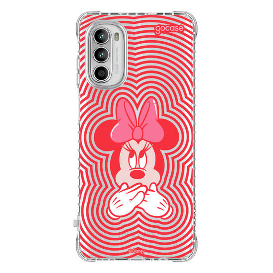 Capinha para celular Mickey e Amigos - Minnie "I Love Pink!"