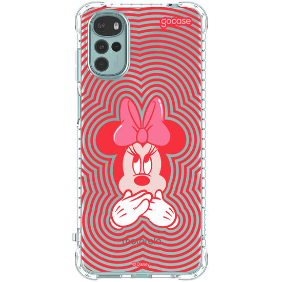 Capinha para celular Mickey e Amigos - Minnie "I Love Pink!"