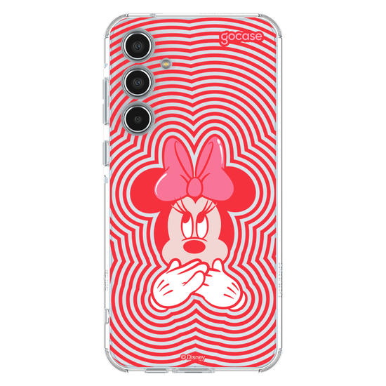 Capinha para celular Mickey e Amigos - Minnie "I Love Pink!"