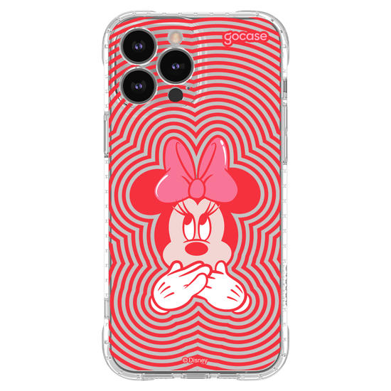 Capinha para celular Mickey e Amigos - Minnie "I Love Pink!"