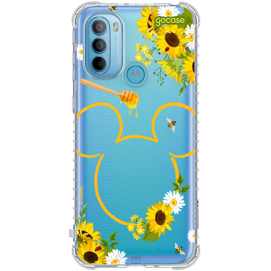 Capinha para celular  Mel e Girassóis