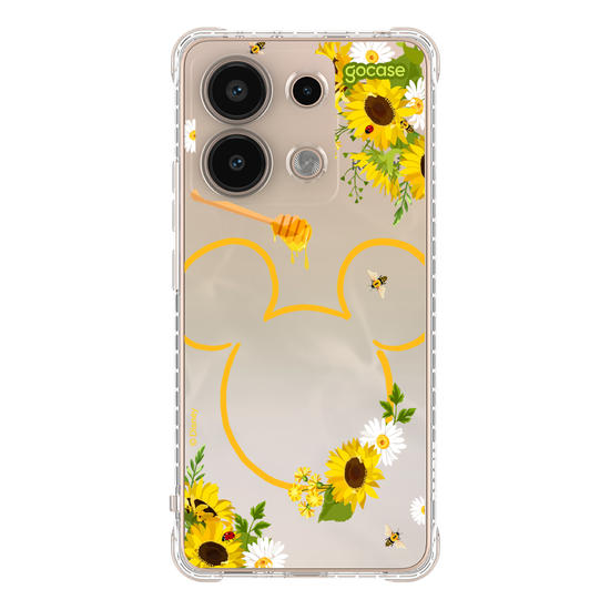 Capinha para celular  Mel e Girassóis