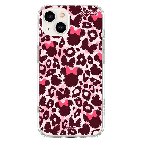 Capinha para celular  Minnie - Pink Animal Print