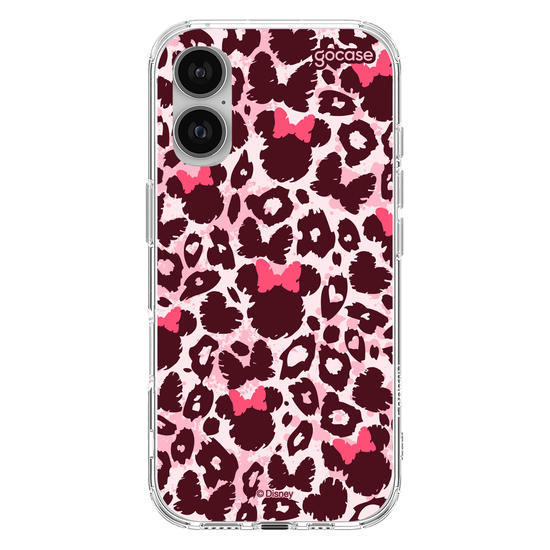 Capinha para celular  Minnie - Pink Animal Print