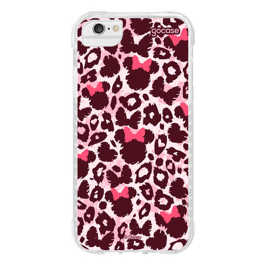 Capinha para celular  Minnie - Pink Animal Print