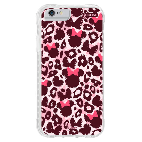 Capinha para celular  Minnie - Pink Animal Print