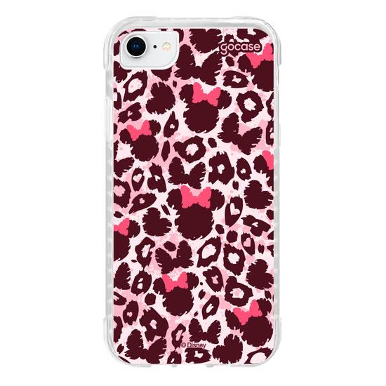 Capinha para celular  Minnie - Pink Animal Print
