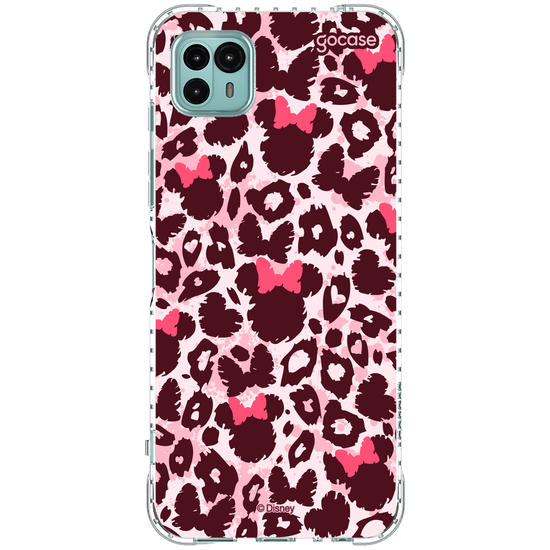 Capinha para celular  Minnie - Pink Animal Print