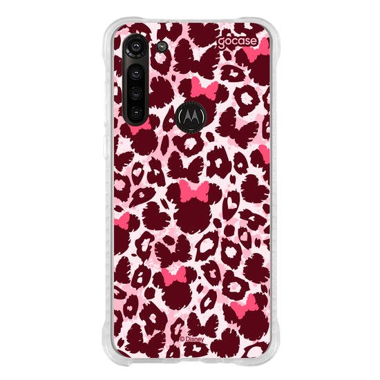 Capinha para celular  Minnie - Pink Animal Print