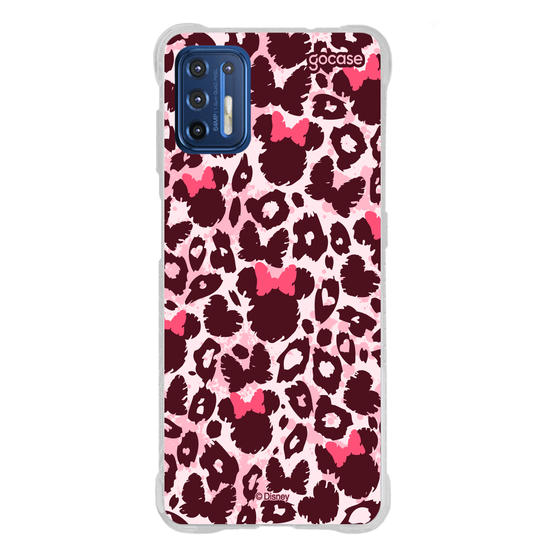 Capinha para celular  Minnie - Pink Animal Print