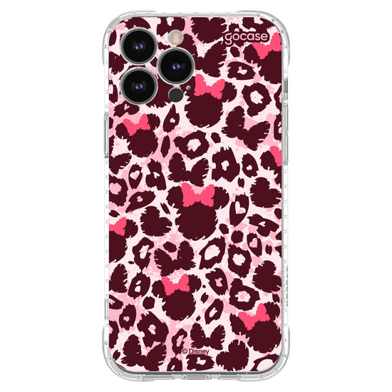 Capinha para celular  Minnie - Pink Animal Print