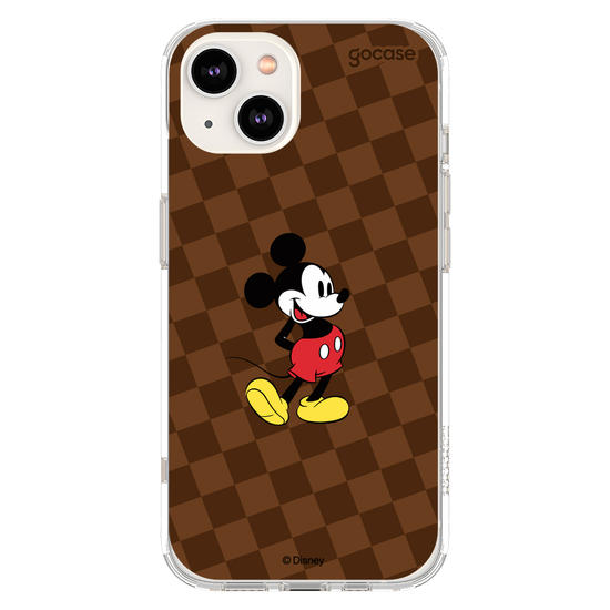 Capinha para celular  Pattern Xadrez do Mickey