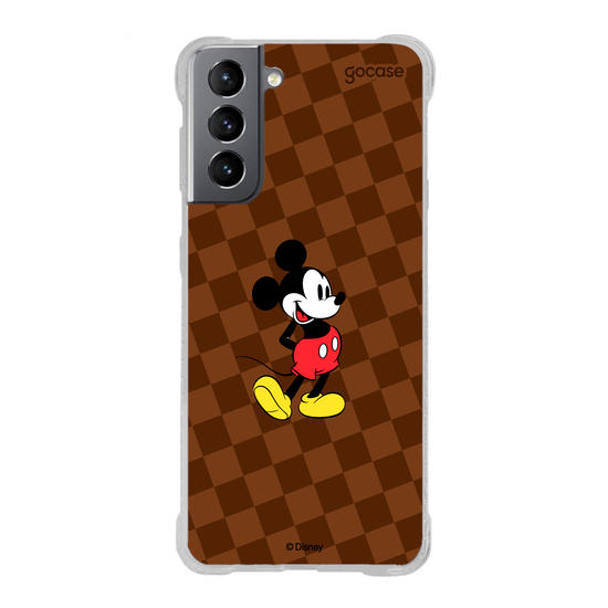 Capinha para celular  Pattern Xadrez do Mickey