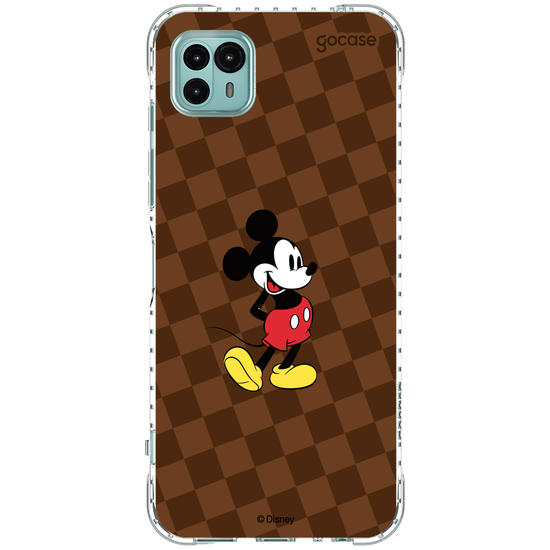 Capinha para celular  Pattern Xadrez do Mickey