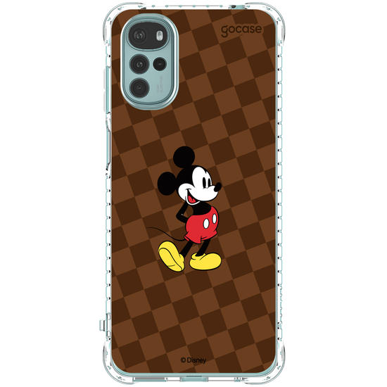 Capinha para celular  Pattern Xadrez do Mickey