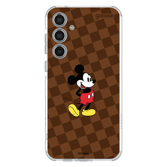 Capinha para celular  Pattern Xadrez do Mickey
