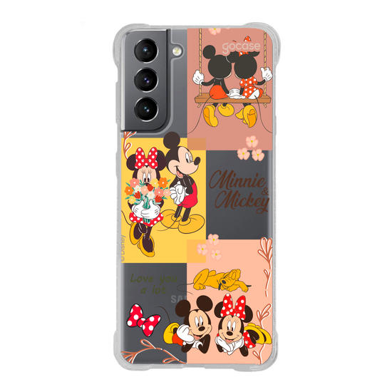 Capinha para celular  Mickey e Minnie - Quadrinhos Fofos