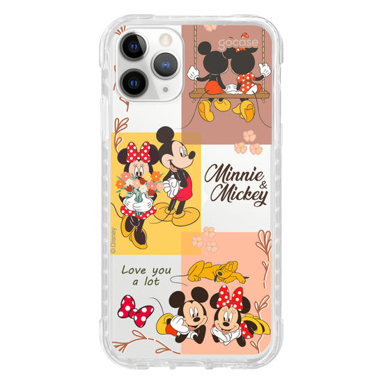 Capinha para celular  Mickey e Minnie - Quadrinhos Fofos