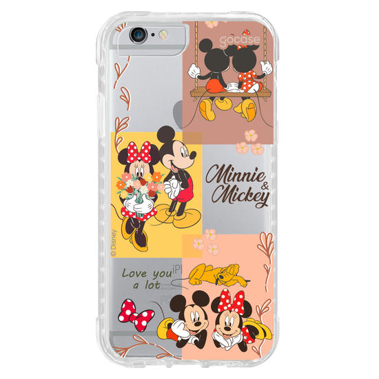 Capinha para celular  Mickey e Minnie - Quadrinhos Fofos