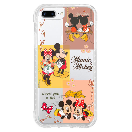 Capinha para celular  Mickey e Minnie - Quadrinhos Fofos