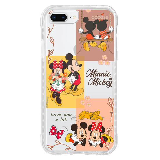 Capinha para celular  Mickey e Minnie - Quadrinhos Fofos