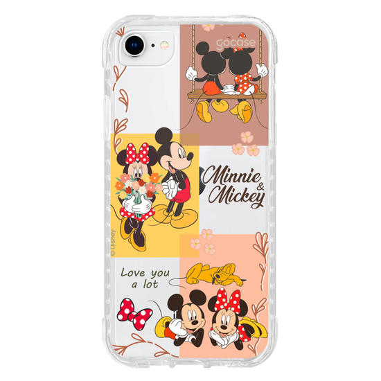 Capinha para celular  Mickey e Minnie - Quadrinhos Fofos