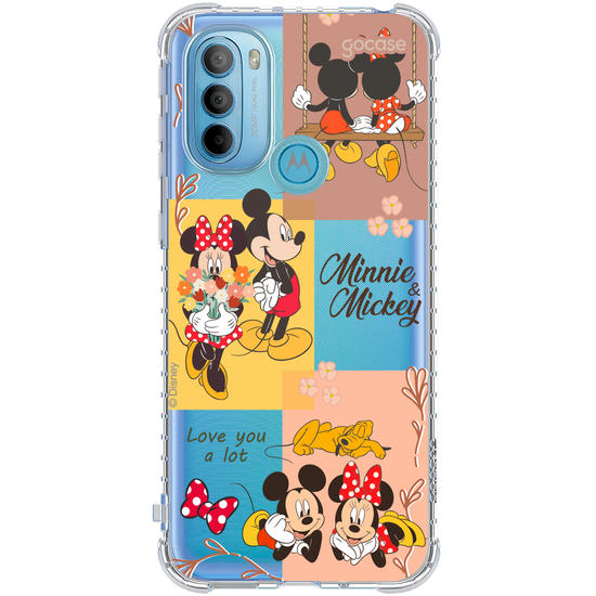 Capinha para celular  Mickey e Minnie - Quadrinhos Fofos