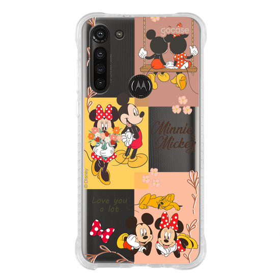 Capinha para celular  Mickey e Minnie - Quadrinhos Fofos