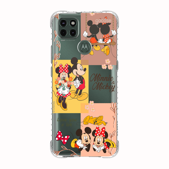 Capinha para celular  Mickey e Minnie - Quadrinhos Fofos