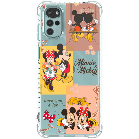 Capinha para celular  Mickey e Minnie - Quadrinhos Fofos