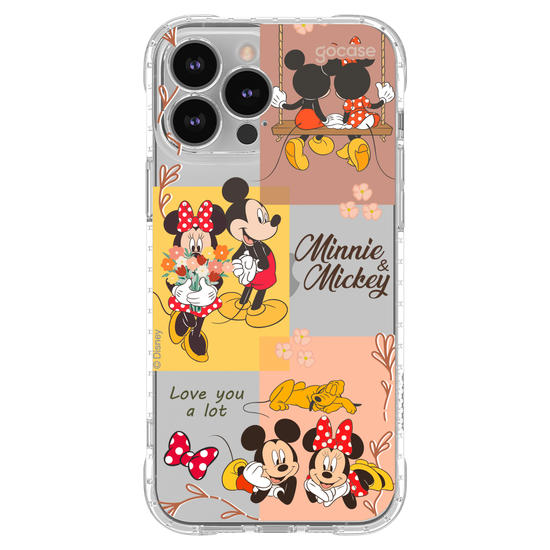 Capinha para celular  Mickey e Minnie - Quadrinhos Fofos