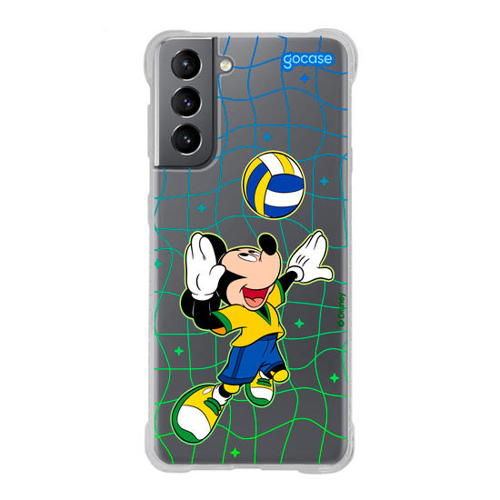 Capinha para celular Mickey e Amigos - Jogo de Vôlei