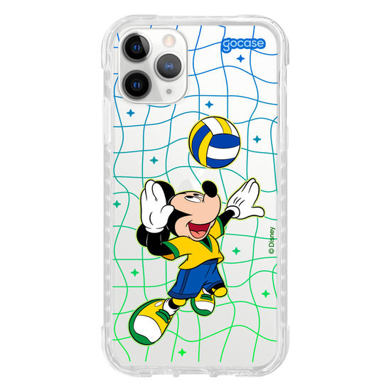 Capinha para celular Mickey e Amigos - Jogo de Vôlei