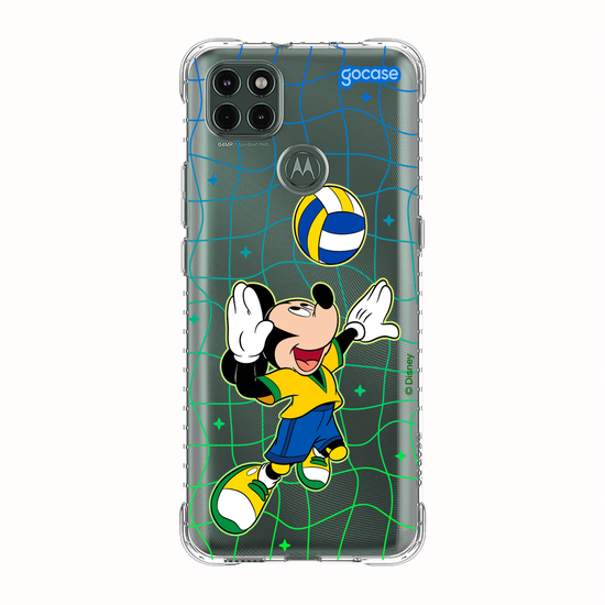 Capinha para celular Mickey e Amigos - Jogo de Vôlei