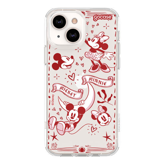 Mickey e Minnie - Red Love Phone Case