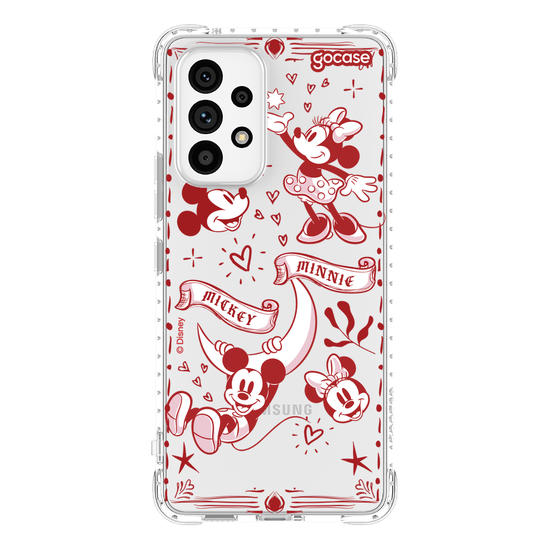 Capinha para celular Mickey e Minnie - Red Love