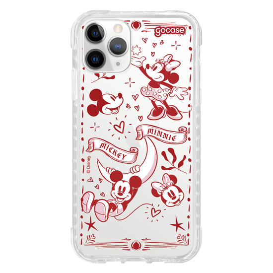 Capinha para celular Mickey e Minnie - Red Love