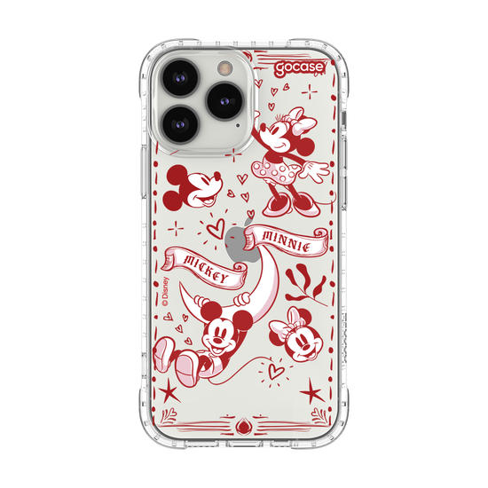 Capinha para celular Mickey e Minnie - Red Love