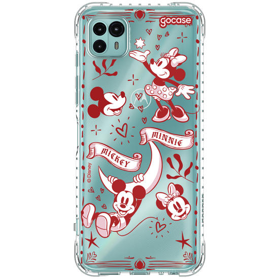 Capinha para celular Mickey e Minnie - Red Love