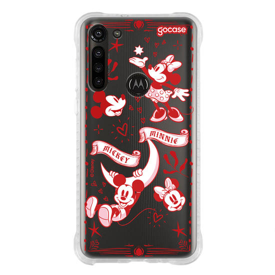 Capinha para celular Mickey e Minnie - Red Love